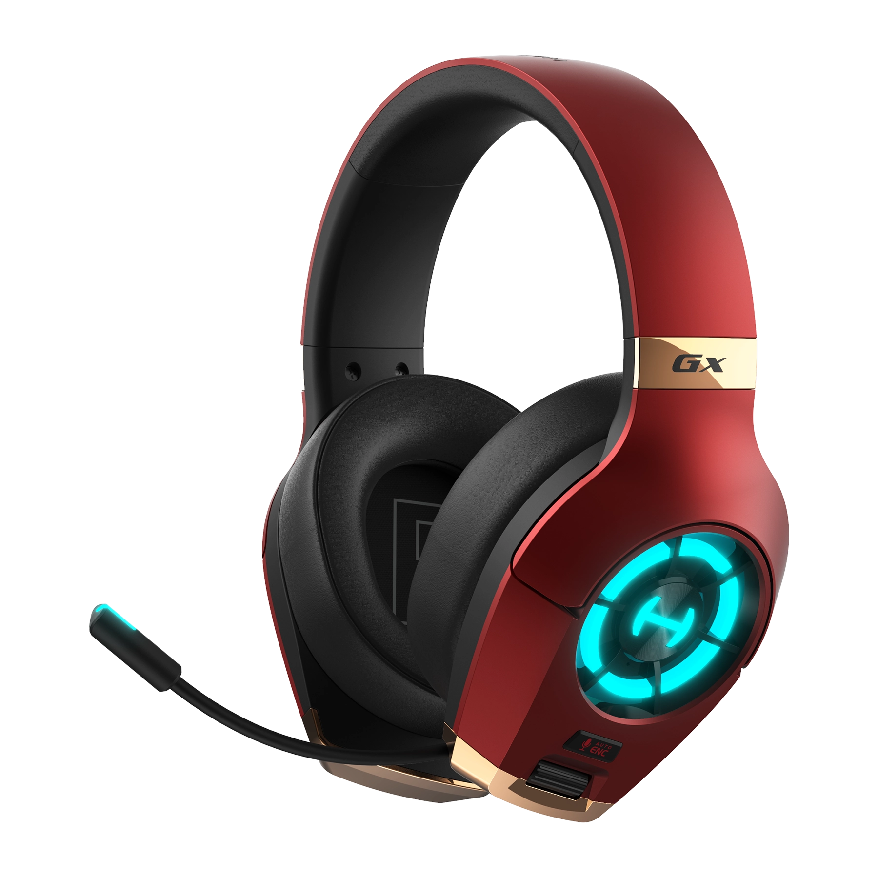 Gx Red Gaming Headphone | Future-Style HI-RES Audio HECATE EU
